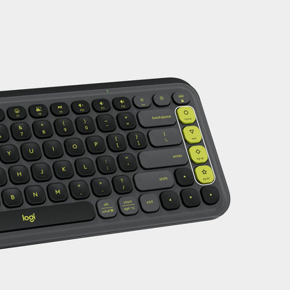 Tipkovnica Logitech Pop Icon Keys, Bluetooth, grafitna, SLO g.