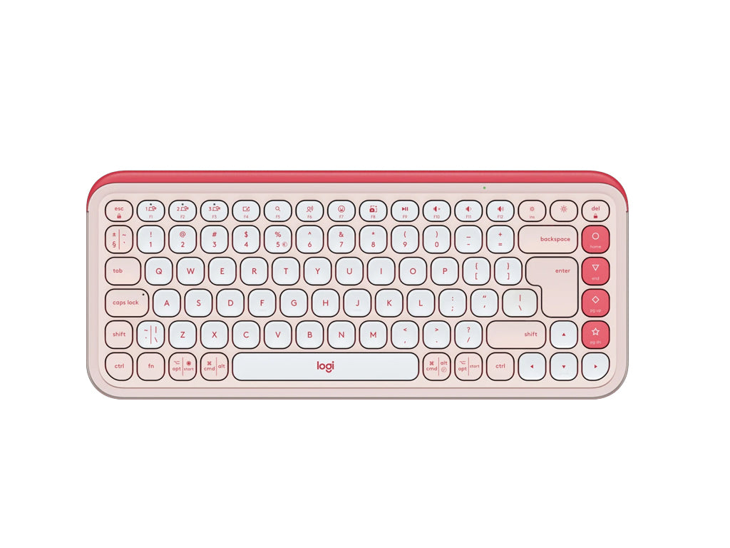 Tipkovnica Logitech Pop Icon Keys, Bluetooth, roza, SLO g.