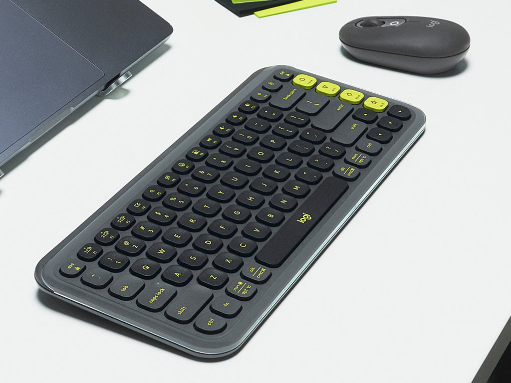 Tipkovnica in miška Logitech POP Icon Combo, Bluetooth, grafitna, SLO g.