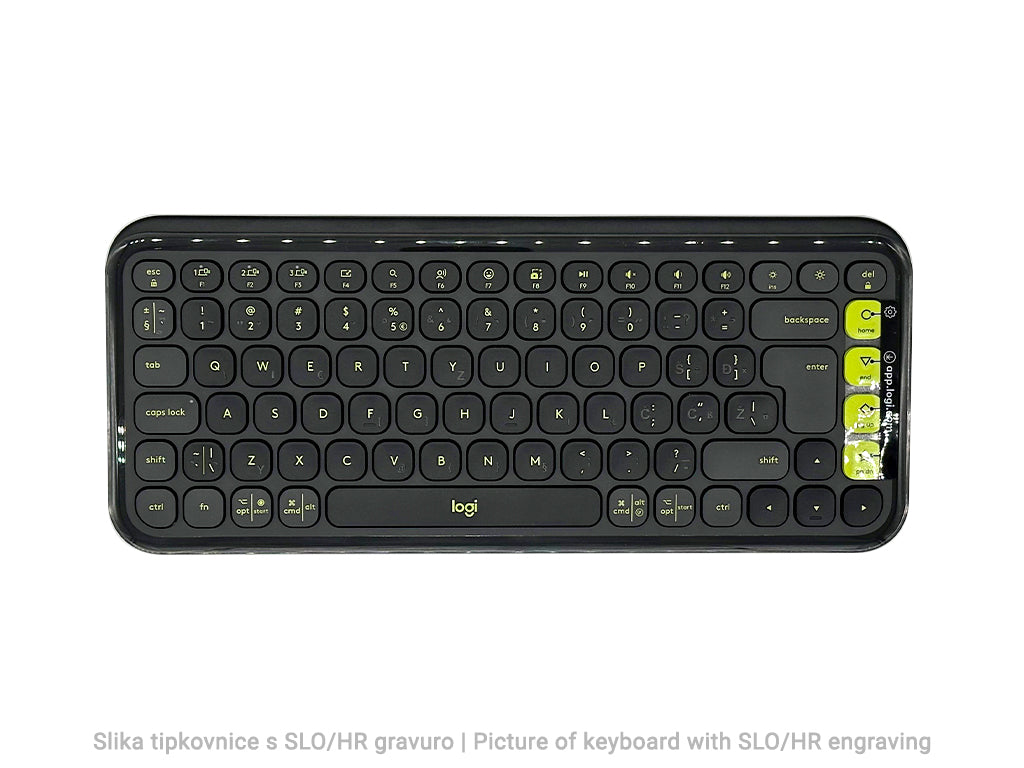 Tipkovnica in miška Logitech POP Icon Combo, Bluetooth, grafitna, SLO g.
