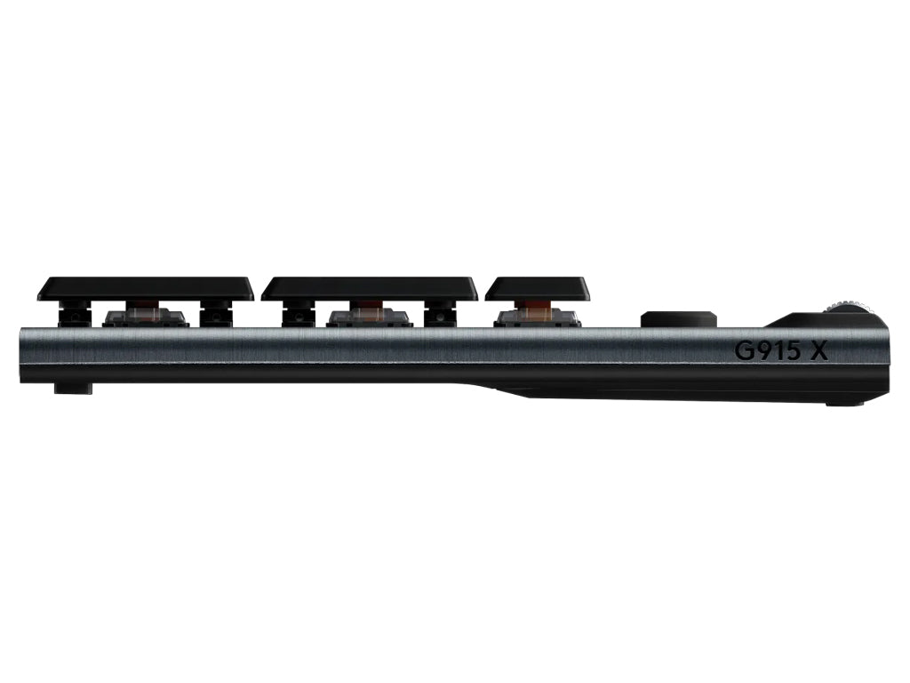 Tipkovnica Logitech G915 X LIGHTSPEED, GL Clicky, Wireless, črna, SLO g.