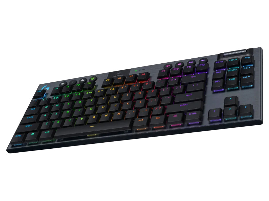 Tipkovnica Logitech G915 X LIGHTSPEED TKL, GL Clicky, Wireless, črna, SLO g.