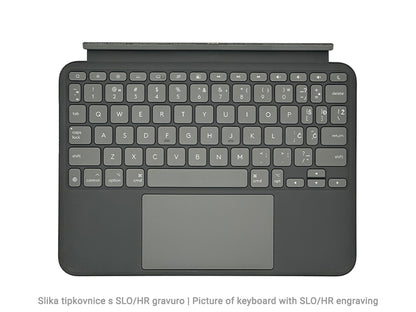 Ovitek s tipkovnico Logitech Combo Touch za iPad Pro 11", M4, M5, grafitni, SLO g.