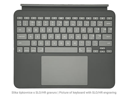 Ovitek s tipkovnico Logitech Combo Touch za iPad Pro 13", M4, M5, grafiten, SLO g.