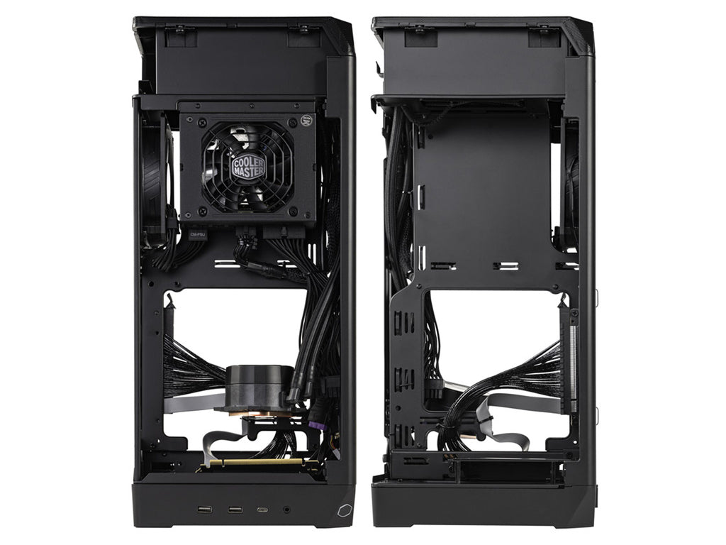 Računalniško ohišje Cooler Master Ncore 100 MAX, Mini-ITX, PSU SFX 850W Gold, sivo