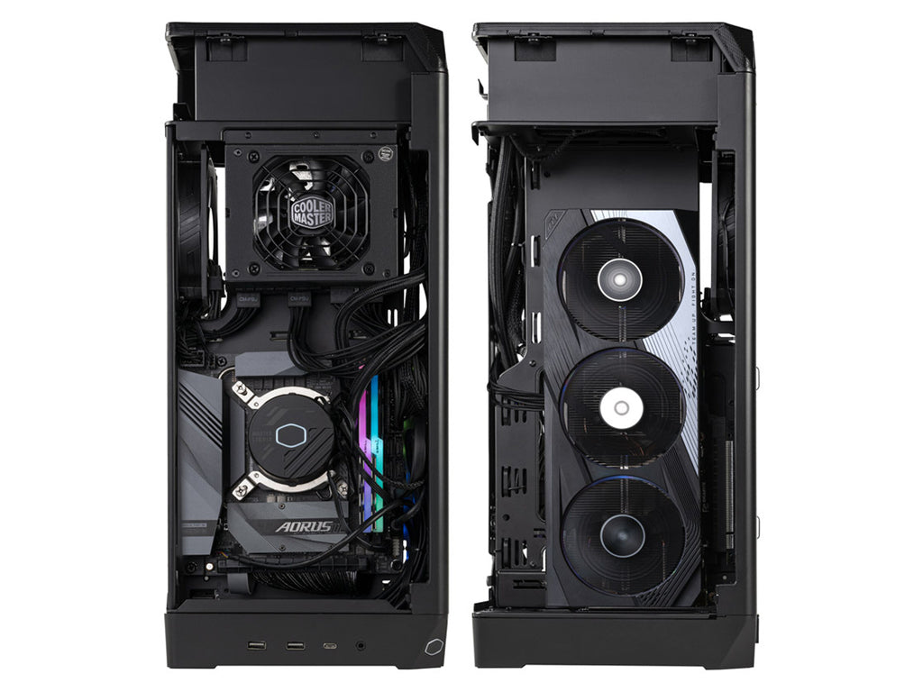 Računalniško ohišje Cooler Master Ncore 100 MAX, Mini-ITX, PSU SFX 850W Gold, sivo