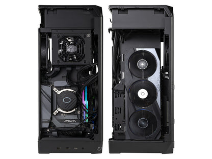Računalniško ohišje Cooler Master Ncore 100 MAX, Mini-ITX, PSU SFX 850W Gold, sivo