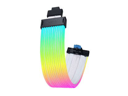 Kabel Lian Li Strimer Wireless 12V-2x6, širok, RGB, za grafično kartico
