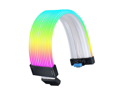 Kabel Lian Li Strimer Wireless 12V-2x6, širok, RGB, za grafično kartico