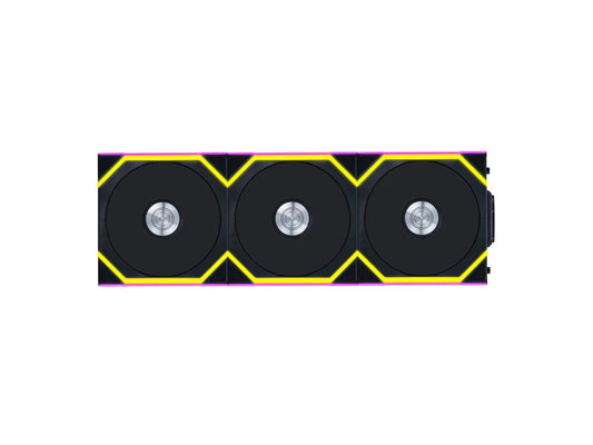 Ventilator za ohišje Lian Li UNI FAN SL Wireless 120 ARGB PWM 120mm, 3 Pack + kontroller, črn
