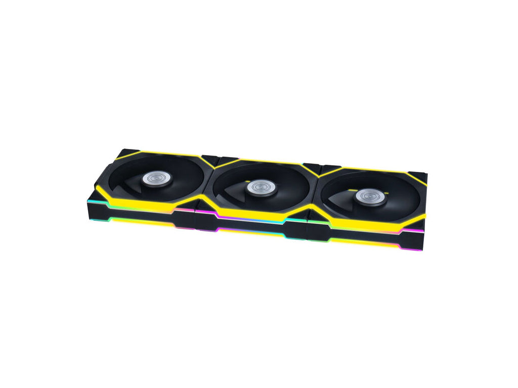 Ventilator za ohišje Lian Li UNI FAN SL Wireless 120 Reverse Blade ARGB PWM 120mm, 3 Pack + Kontroler, črn