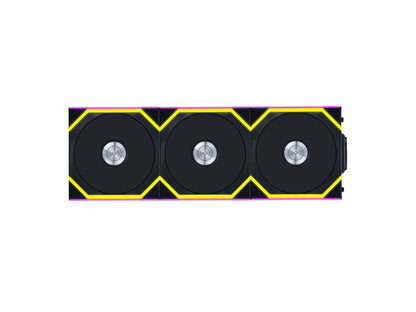 Ventilator za ohišje Lian Li UNI FAN SL Wireless 120 Reverse Blade ARGB PWM 120mm, 3 Pack + Kontroler, črn