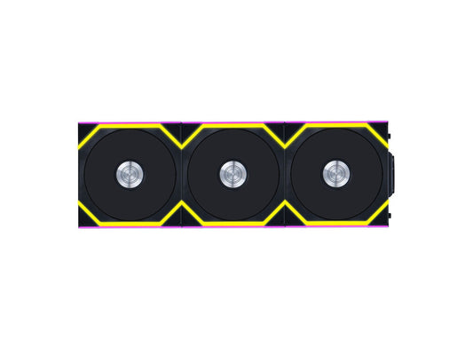 Ventilator za ohišje Lian Li UNI FAN SL Wireless 120 Reverse Blade ARGB PWM 120mm, 3 Pack + Kontroler, črn