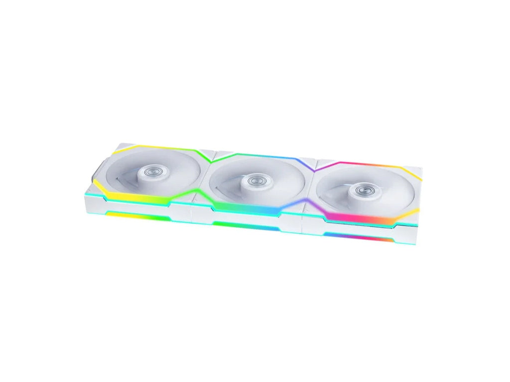 Ventilator za ohišje Lian Li UNI FAN SL Wireless 120 Reverse Blade ARGB PWM 120mm, 3 Pack + Kontroler, bel