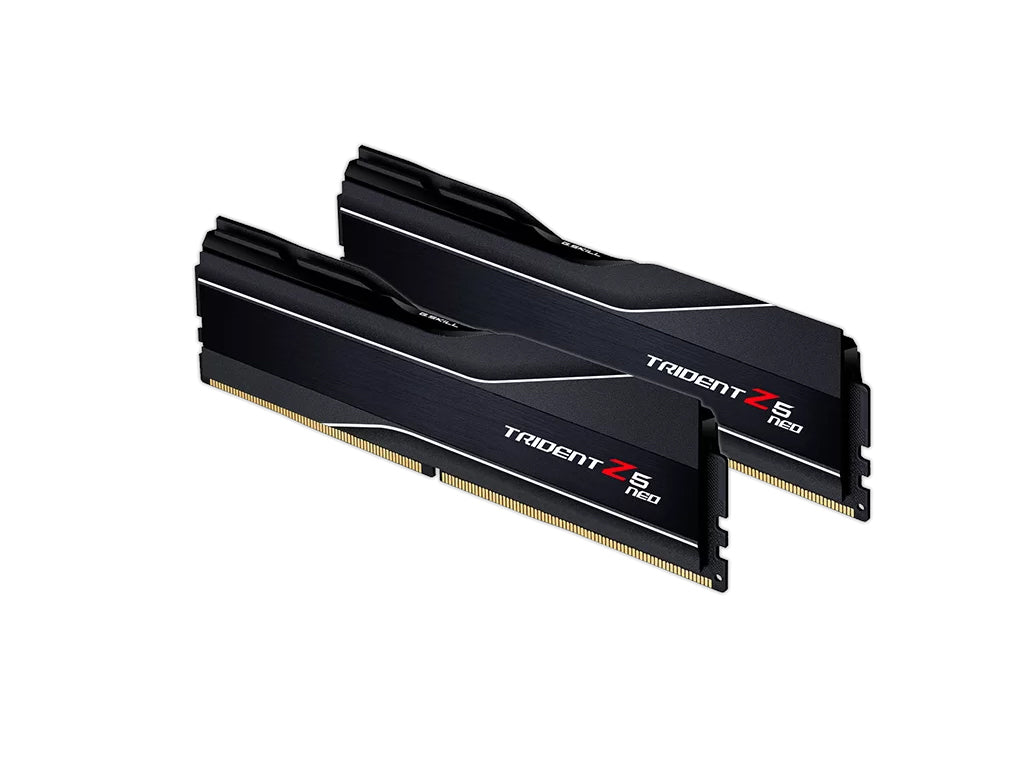 RAM DDR5 32GB Kit (2x16GB) 6000 MT/s CL30 1.35V, G.SKILL Trident Z5 Neo AMD Expo, Intel XMP