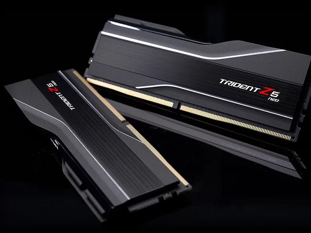 RAM DDR5 64GB Kit (2x32GB) 6000 MT/s CL32 1.4V, G.SKILL Trident Z5 Neo AMD Expo, Intel XMP