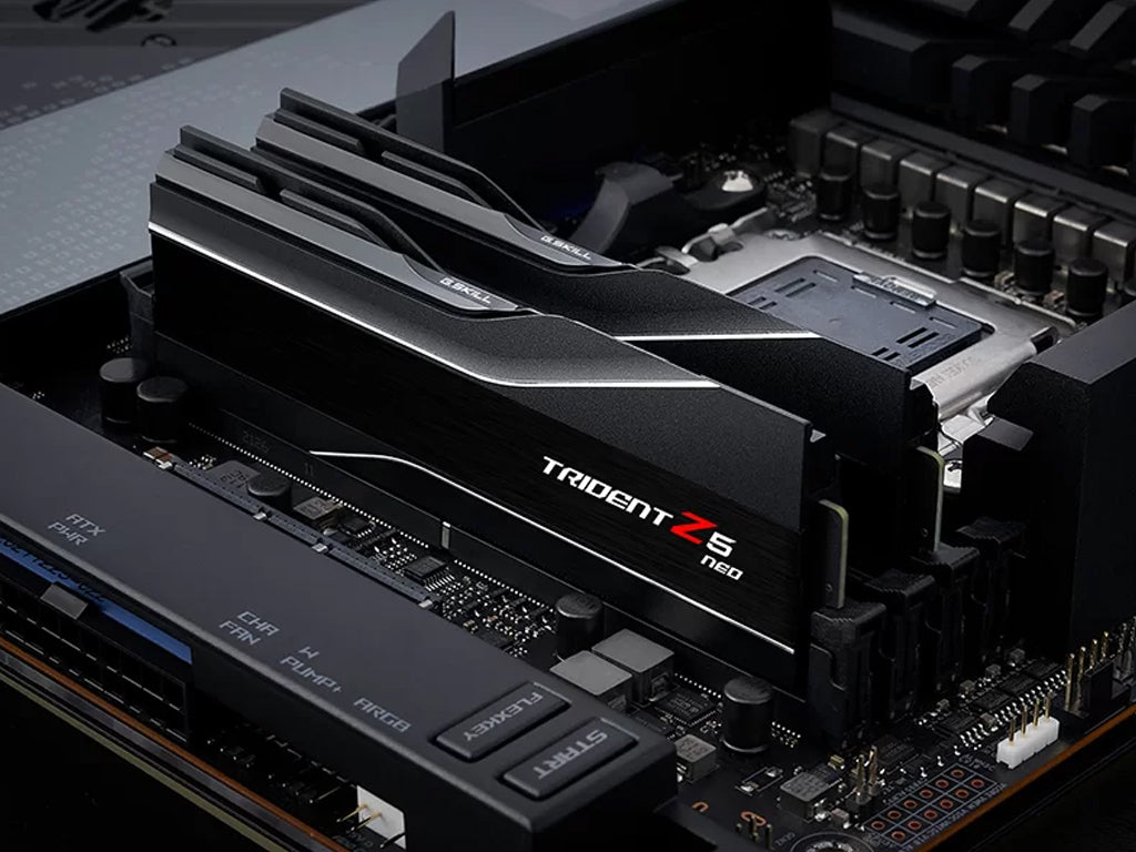 RAM DDR5 64GB Kit (2x32GB) 6000 MT/s CL32 1.4V, G.SKILL Trident Z5 Neo AMD Expo, Intel XMP