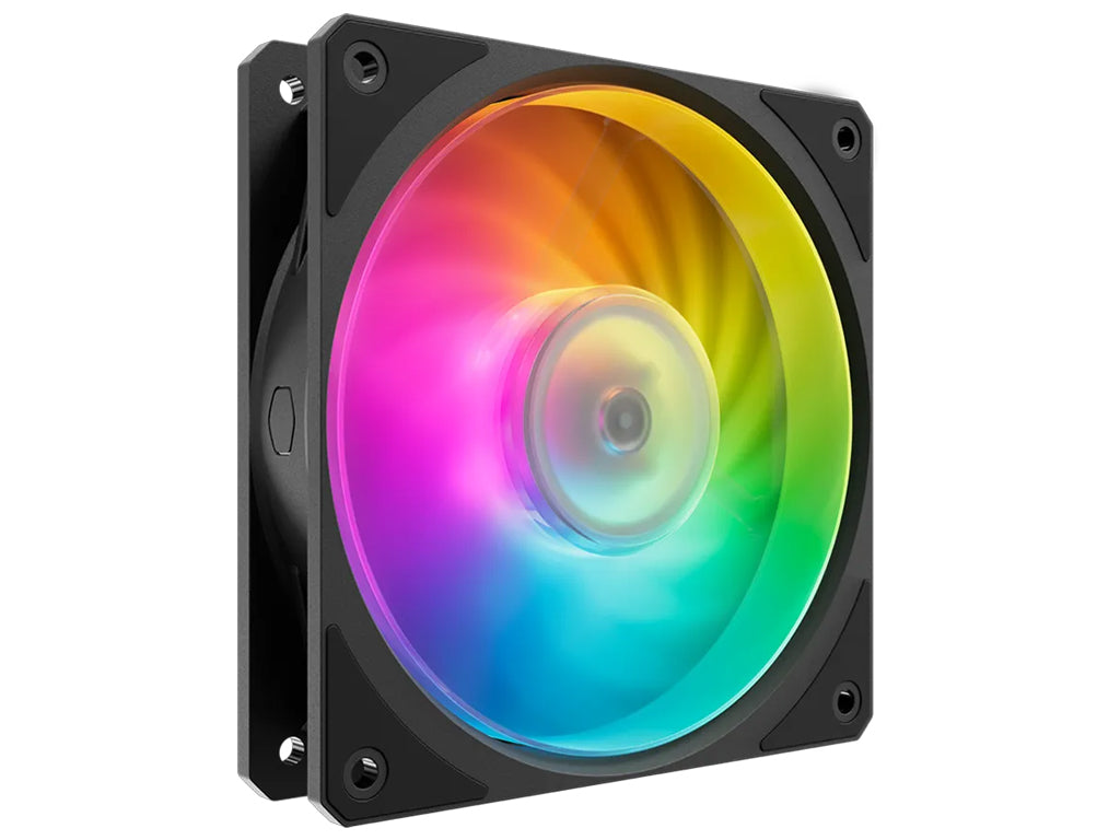 Ventilator za ohišje Cooler Master Mobius 120P ARGB PWM 120mm, 3 Pack + kontroler, črn