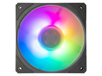 Ventilator za ohišje Cooler Master Mobius 120P ARGB PWM 120mm, 3 Pack + kontroler, črn