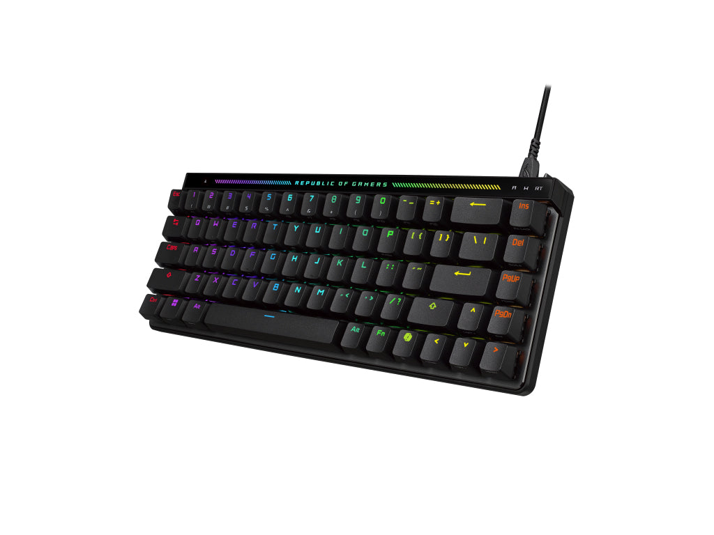 Tipkovnica ASUS ROG Falchion Ace HFX, ROG HFX Magnetic Analog, RGB, USB, črna, US