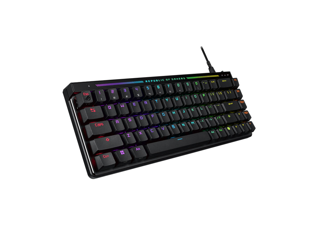 Tipkovnica ASUS ROG Falchion Ace HFX, ROG HFX Magnetic Analog, RGB, USB, črna, US