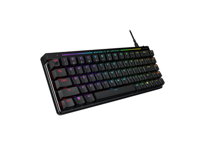 Tipkovnica ASUS ROG Falchion Ace HFX, ROG HFX Magnetic Analog, RGB, USB, črna, US