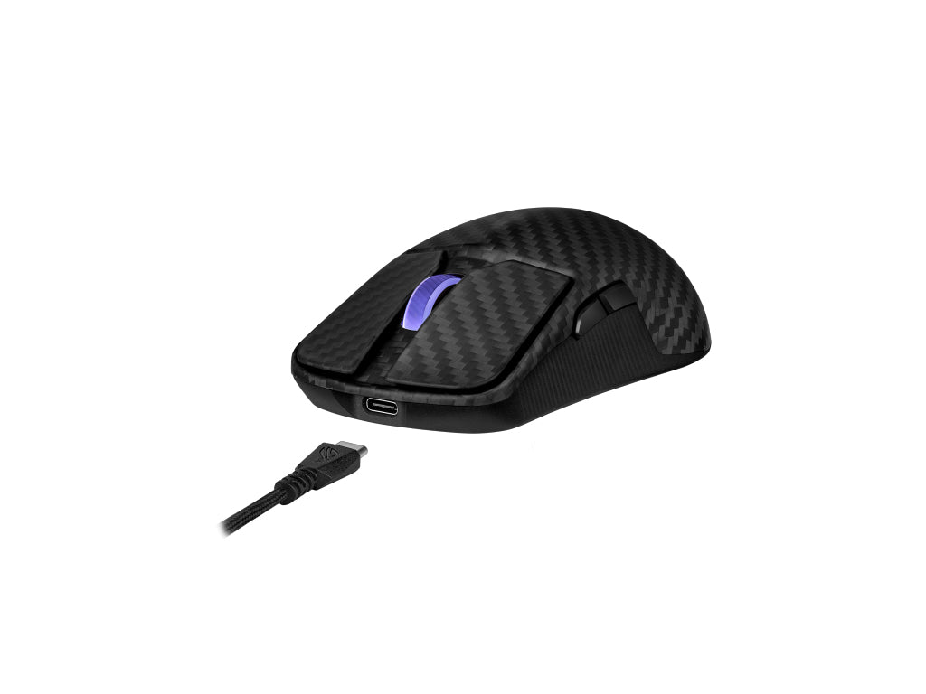 Miška ASUS ROG Harpe Ace Extreme, Wireless, BT, karbon