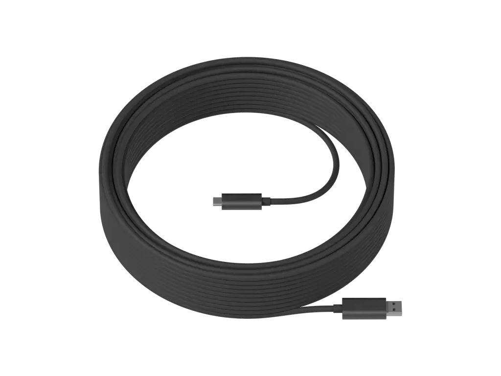Kabel Logitech Strong Cable USB 3.2 Gen2, 45m, grafitni