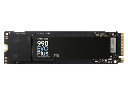 SSD 2TB M.2 80mm PCI-e 5.0 x2 NVMe, V-NAND, Samsung 990 EVO Plus (MZ-V9S2T0BW)