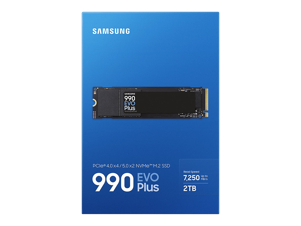 SSD 2TB M.2 80mm PCI-e 5.0 x2 NVMe, V-NAND, Samsung 990 EVO Plus (MZ-V9S2T0BW)