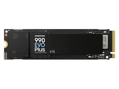 SSD 4TB M.2 80mm PCI-e 5.0 x2 NVMe, V-NAND, Samsung 990 EVO Plus (MZ-V9S4T0BW)