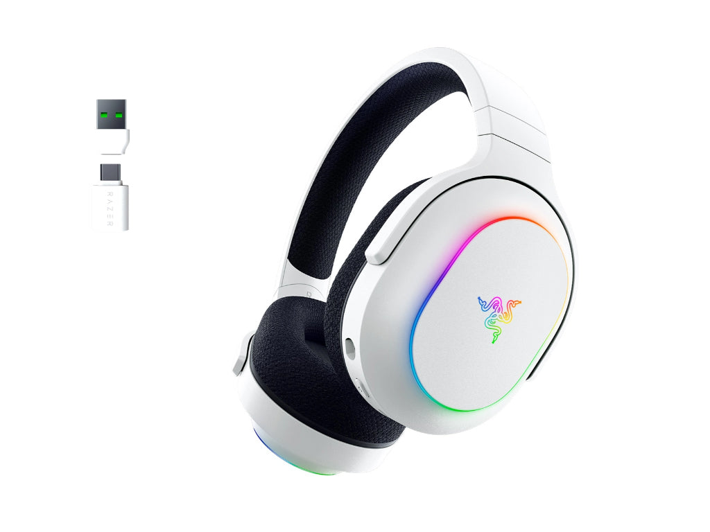 Slušalke Razer Barracuda X Chroma Wireless, bele