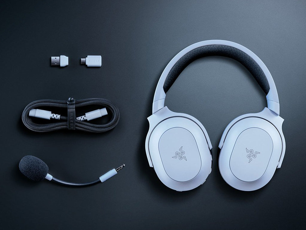 Slušalke Razer Barracuda X Chroma Wireless, bele