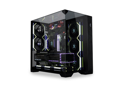 Računalniško ohišje Lian Li O11 Vision Compact, ATX, Midi-Tower, kaljeno steklo, črno