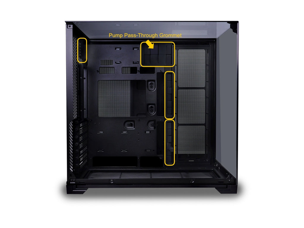 Računalniško ohišje Lian Li O11 Vision Compact, ATX, Midi-Tower, kaljeno steklo, črno