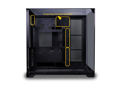 Računalniško ohišje Lian Li O11 Vision Compact, ATX, Midi-Tower, kaljeno steklo, črno