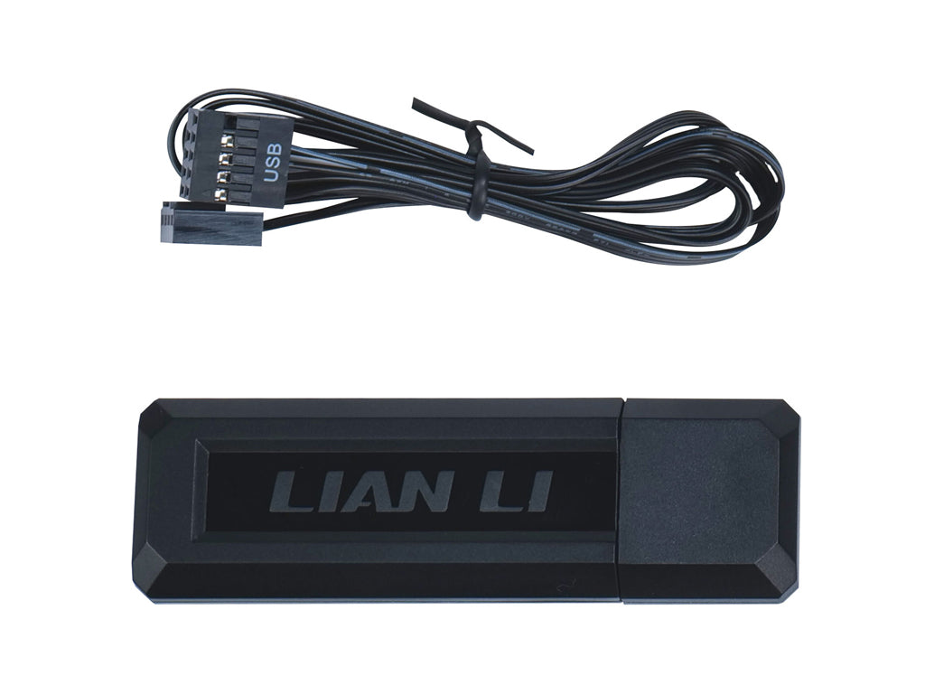 Ventilator za ohišje Lian Li UNI FAN SL Wireless LCD 120 ARGB PWM 120mm, 3 Pack + Kontroler, črn