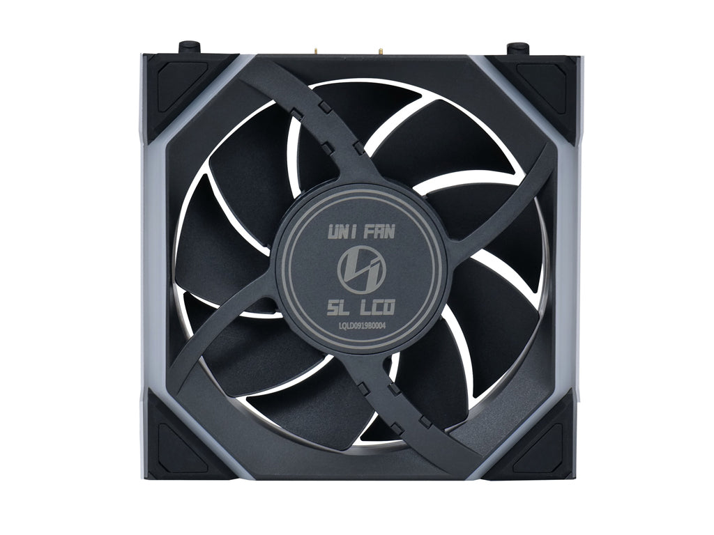Ventilator za ohišje Lian Li UNI FAN SL Wireless LCD 120 ARGB PWM 120mm, 3 Pack + Kontroler, črn