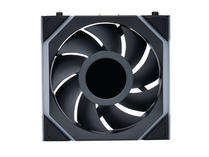 Ventilator za ohišje Lian Li UNI FAN SL Wireless LCD 120 ARGB PWM 120mm, 3 Pack + Kontroler, črn