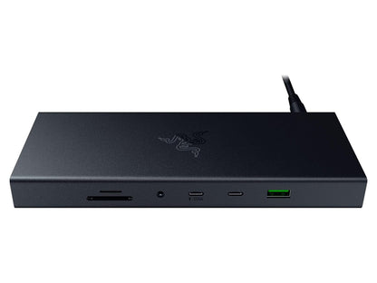 Priključna postaja USB-C Razer USB 4 Dock, 14 v 1, 4xUSB-A, 3xUSB-C, HDMI, DP,  RJ45, AUX, mSD/SD, črna