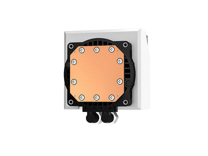Komplet za tekočinsko hlajenje AIO Liquid Cooler DeepCool LT240 WH ARGB, 240mm, RGB, bel