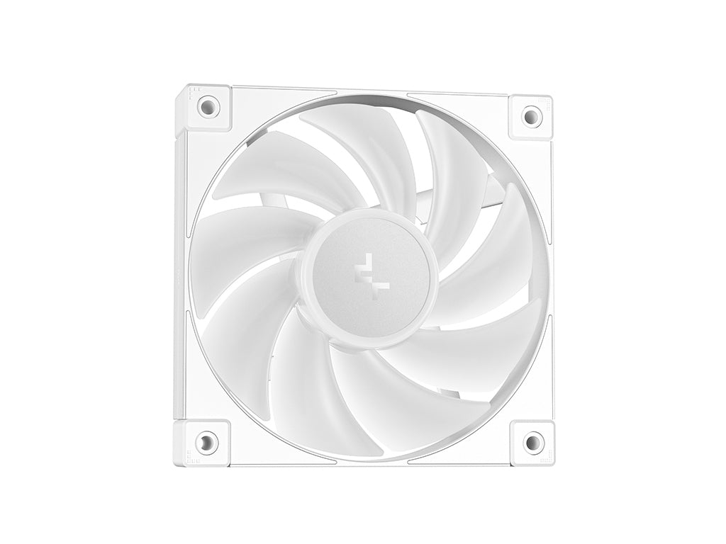 Komplet za tekočinsko hlajenje AIO Liquid Cooler DeepCool LT240 WH ARGB, 240mm, RGB, bel