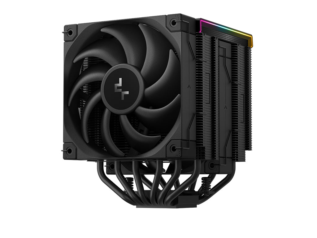 Hladilnik za procesor DeepCool AK620 Digital PRO, 2x 120mm, LCD, črn