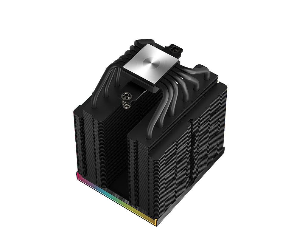 Hladilnik za procesor DeepCool AK620 Digital PRO, 2x 120mm, LCD, črn
