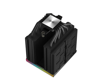 Hladilnik za procesor DeepCool AK620 Digital PRO, 2x 120mm, LCD, črn