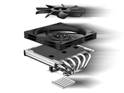 Hladilnik za procesor DeepCool AN600, 120mm, črn