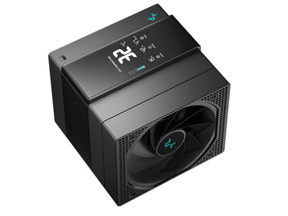 Hladilnik za procesor DeepCool ASSASSIN IV VC VISION, 140mm, Vapor Chamber, LCD, črn