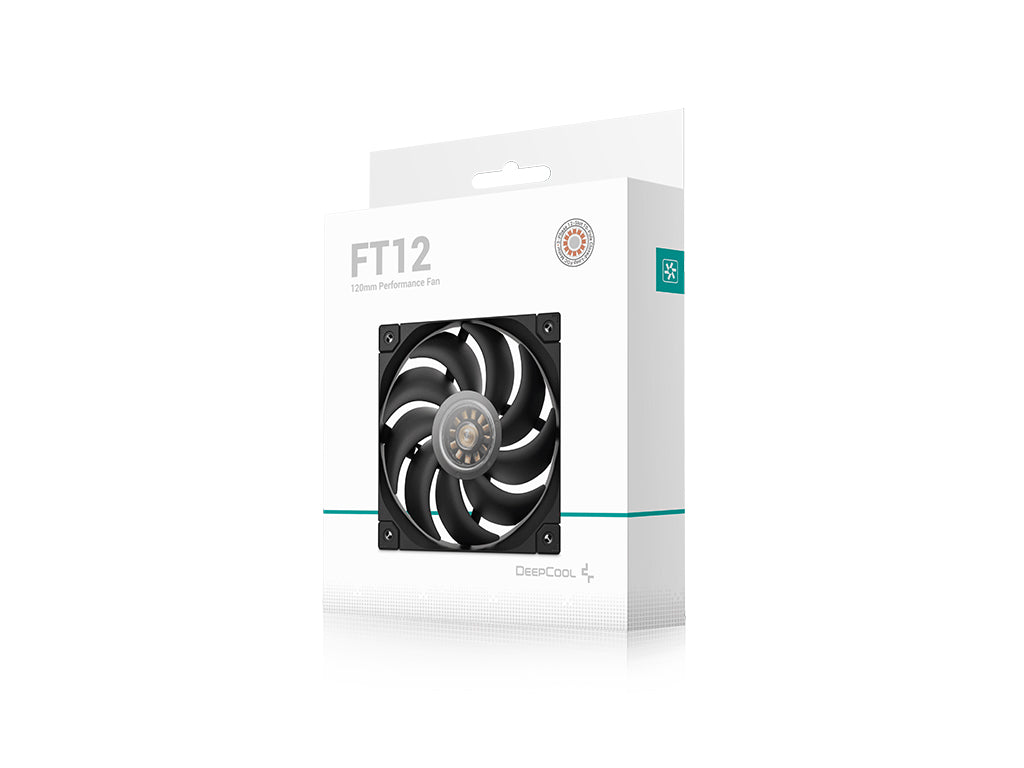 Ventilator za ohišje DeepCool FT12 PWM 120mm, črn