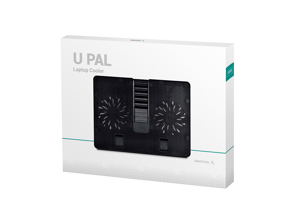 Hladilno stojalo za prenosnik do 17.3" DeepCool U PAL, 2x tih ventilator
