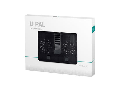 Hladilno stojalo za prenosnik do 17.3" DeepCool U PAL, 2x tih ventilator